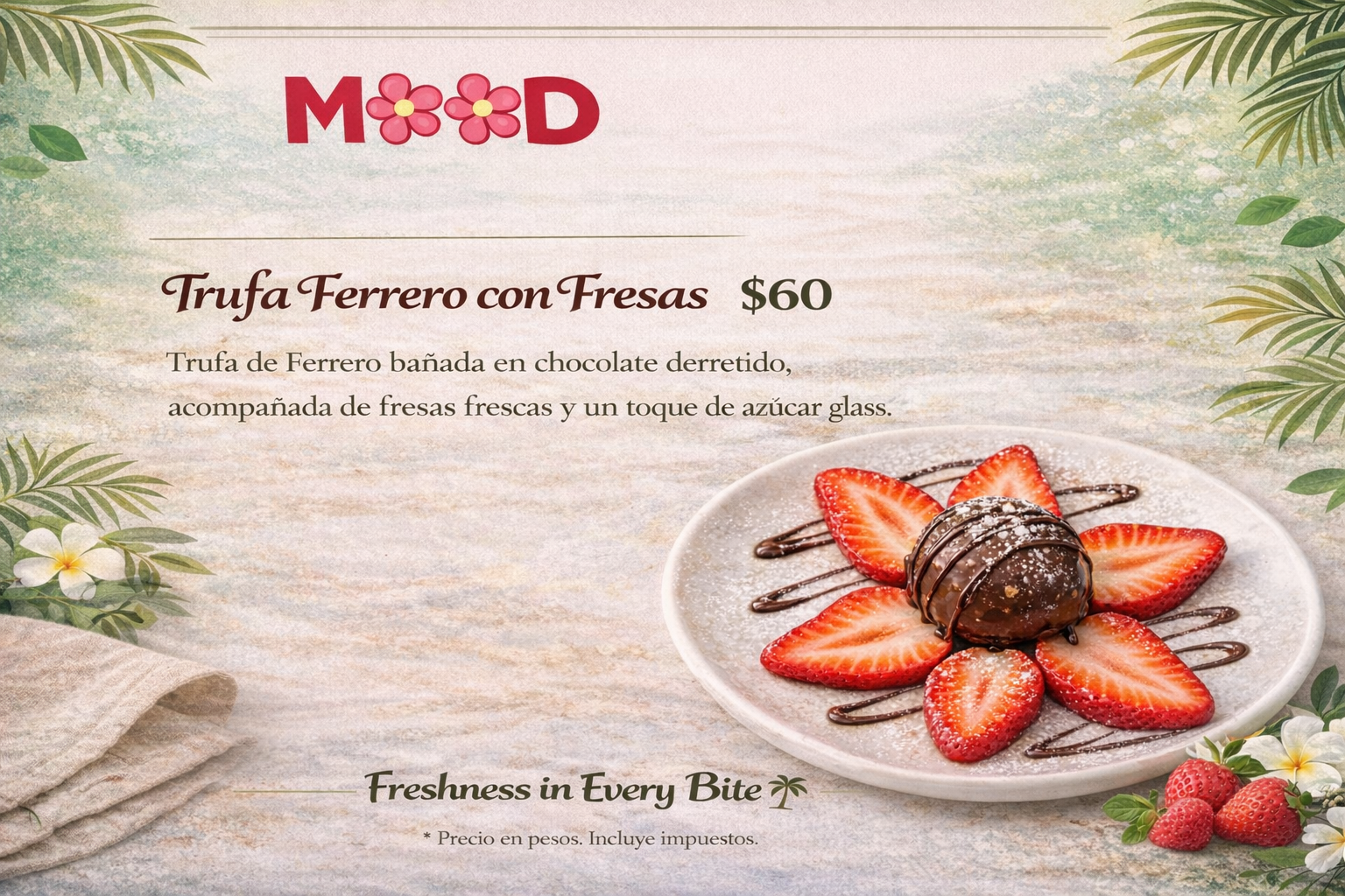 Ferrero con Fresas